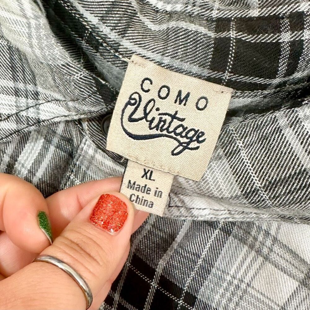 Plaid Button Down Shirt - Picture 2 of 4
